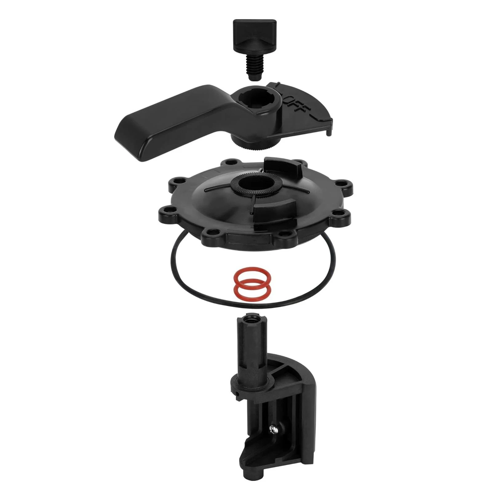 1 Set 2-Port/3-Port Pool Valve Rebuild Kit 4720 Diverter Valve For Jandy 2-Way/3-Way 4606 Cover 7433 Handle