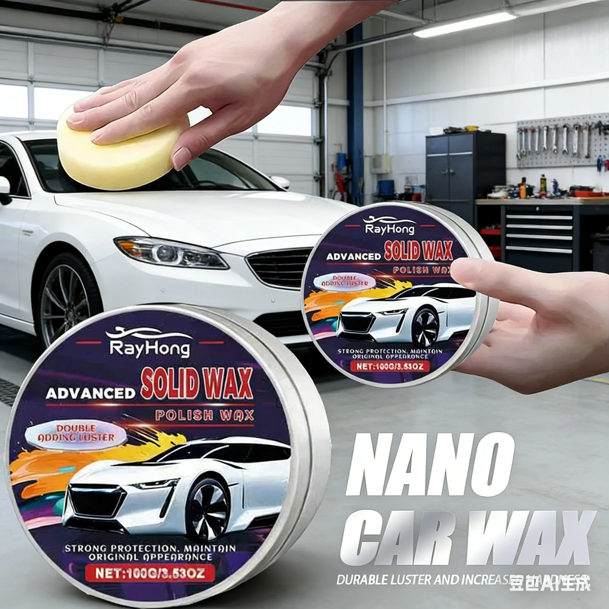 High-quality Black Car Wax and Polishing Kit - Removes Scratches,provides High Gloss Protection,enhances Brightness