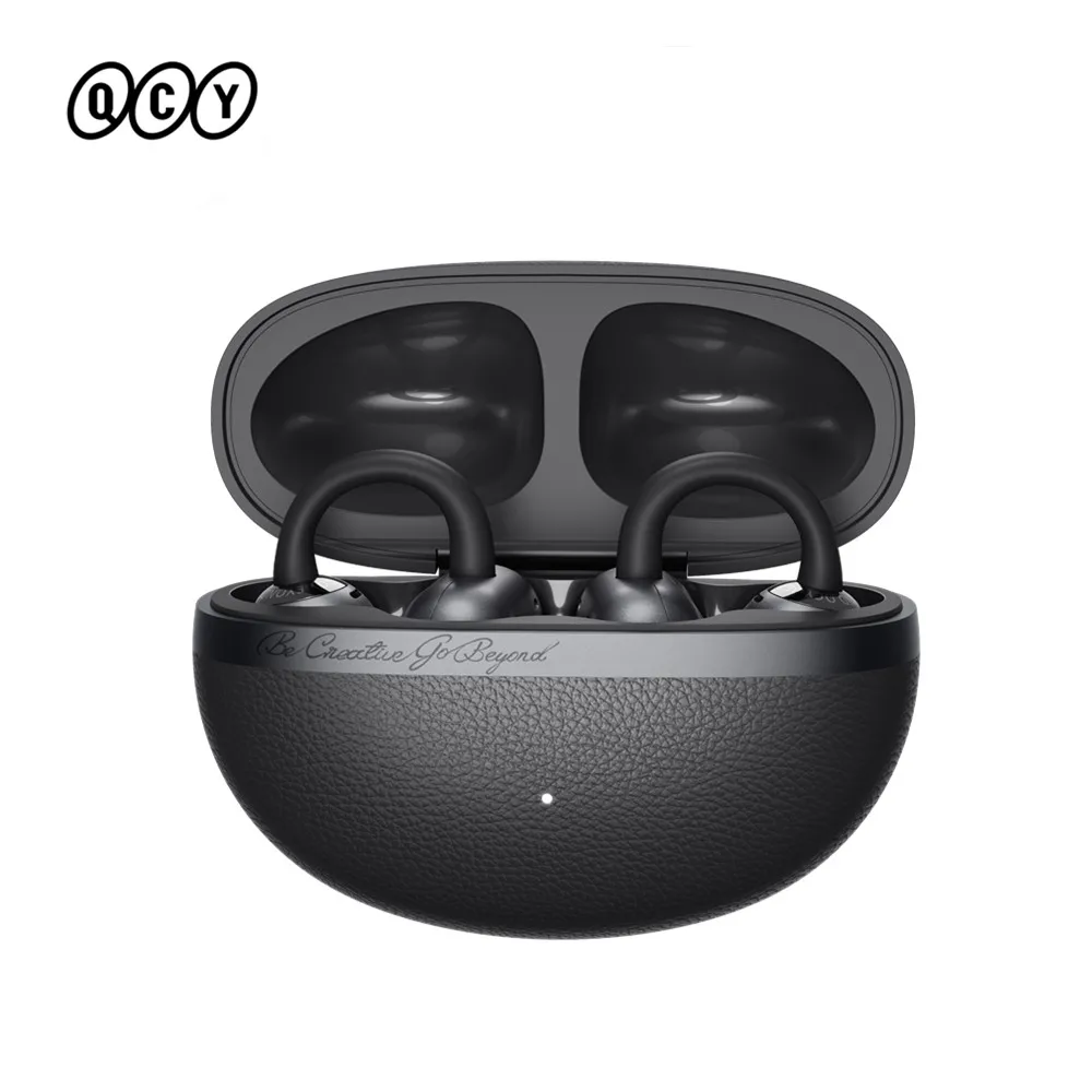 QCY Open Ear Draadloze Oordopjes Crossky C50 Bluetooth 6.0 Hoofdtelefoon 4 Microfoons 35 uur Speeltijd Oorkap Oordopjes voor Fitness IPX5