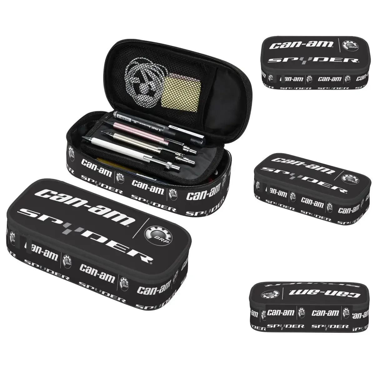 Can Am Spyder Motorcycles Team Pencil Case for Boy Girl School Pen Box Pencil Bag Stationery Supplies Pen Holder Bag