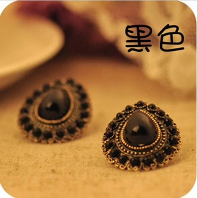 New Style Classic Vintage Antique Style Summer Water Droplets Earrings Green Earrings Jewelry