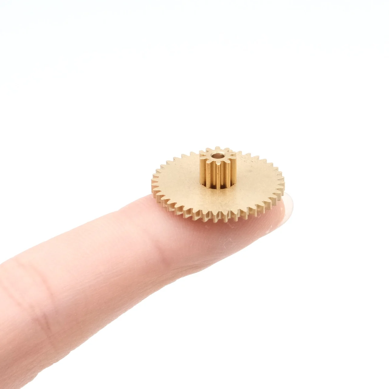 DIY Micro Motor Gearbox Metal Double Wheel 0.5 Modulus Transmission for Model/Toy Automation Equipment Gear 1237/1040