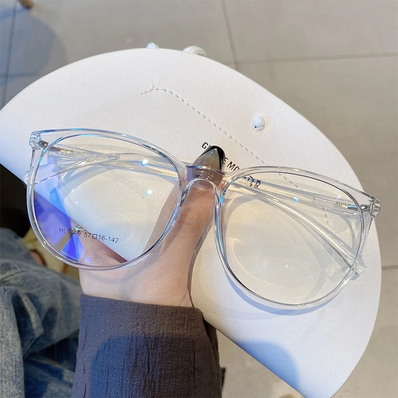 0 bis -4,0 helle/matte Farbe Myopie-Brille, ultraleicht, großer Rahmen, Anti-Blaulicht-Myopie-Brille, Harz-Brillengläser – Detail 4
