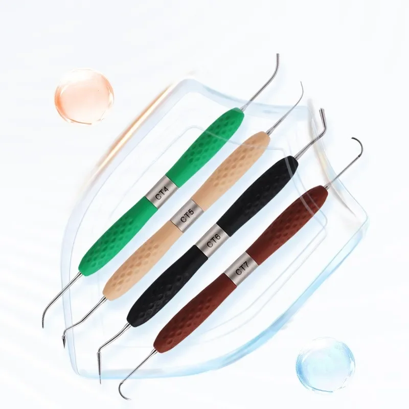 Dental Resin Filler Kit with Silicone Handle - Essential Restorative Tool for Aesthetic Dental Procedures Ct1~Ct7