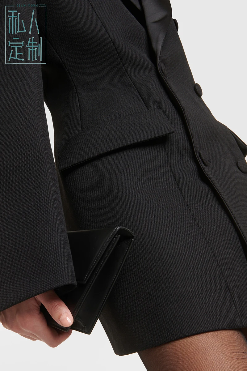 Allingentle Giacca da uomo lunga premium da lavoro Giacca da lavoro elegante da lavoro per ufficio Giacca da abito alla moda per casual quotidiano personalizzata