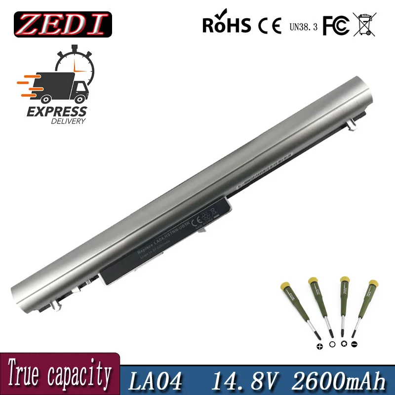 ZEDI New LA04 Laptop Battery For HP Pavilion TouchSmart 14 15 Notebook PC series HSTNN-YB5M HSTNN-UB5N HSTNN-DB5M 728460-001