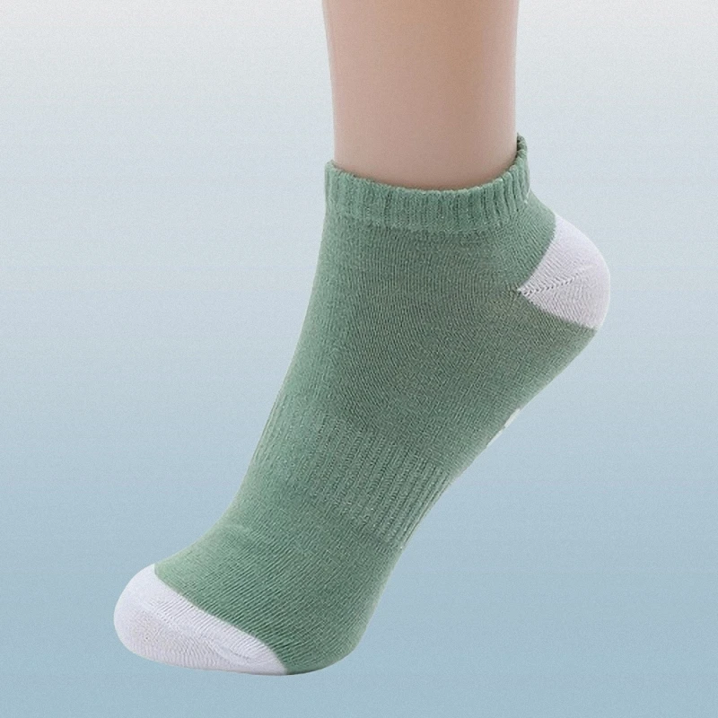 Calcetines deportivos de algodón para hombre y mujer, medias cortas de corte bajo, absorbentes del sudor, transpirables y finas, 5/10 pares, 2024