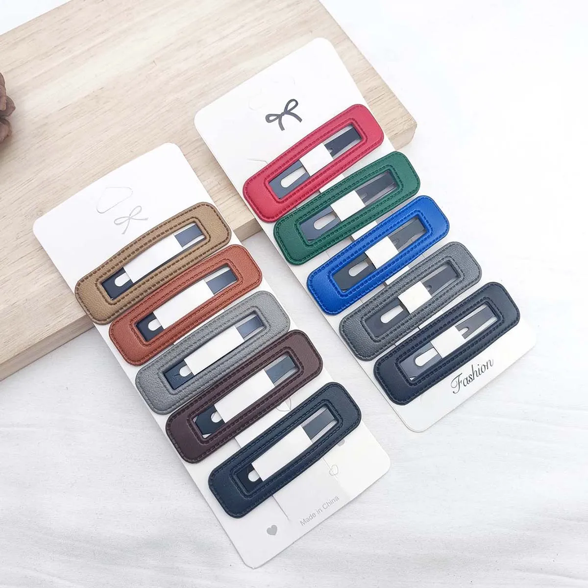 5 pcs Hair Clips Premium Korean Retro Design Assorted Colors for Bangs Side Flyaway and Updo Non Slip Sturdy Lightweight