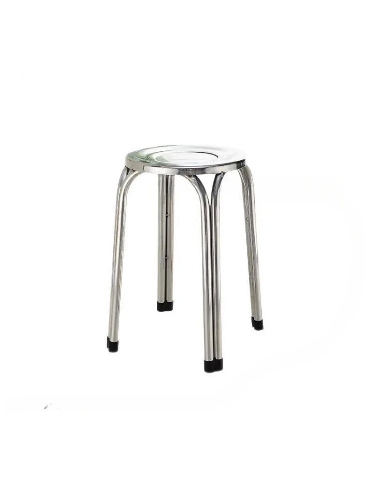 

Thick 304 Stainless Steel Stool Hotel Round Stool Restaurant Home Chair