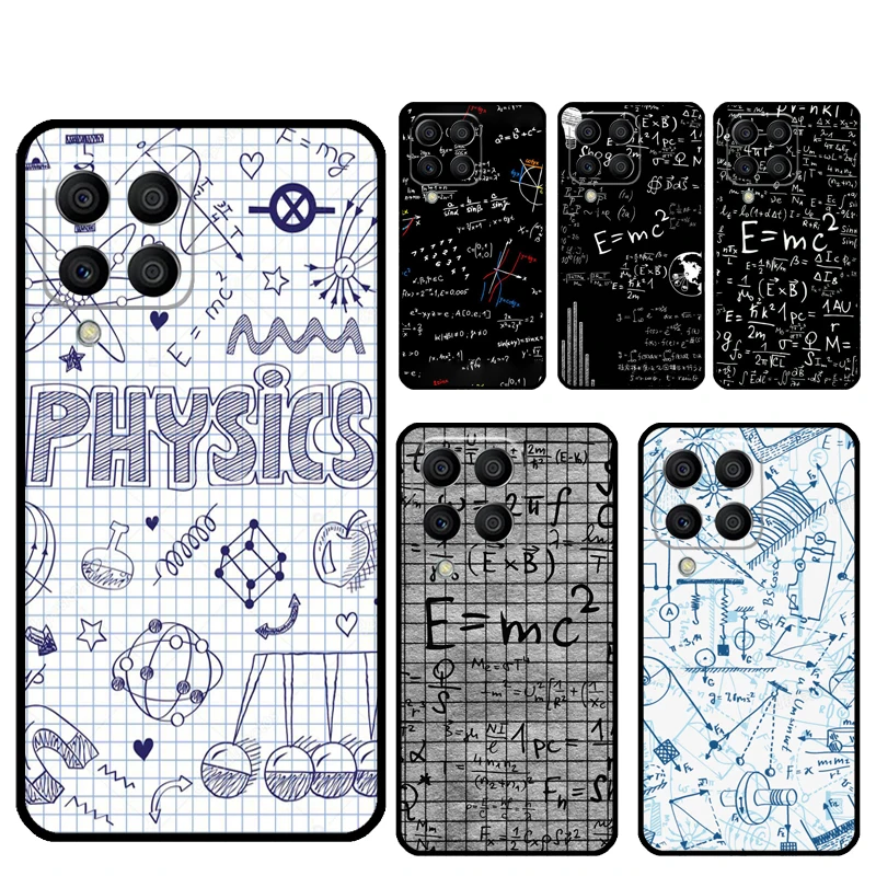 Physics Math Formula Equation For Samsung Galaxy M13 M33 M53 M16 M06 M12 M14 M15 M35 M55 M34 M54 M21 M31 M11 M32 M52 Case