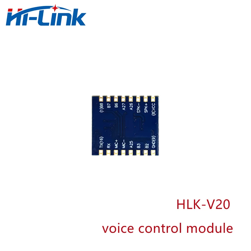 Hi-Link Ai Intelligente Lokale Spraakherkenning Module Iot Voice Control Module HLK-V20 Startkit