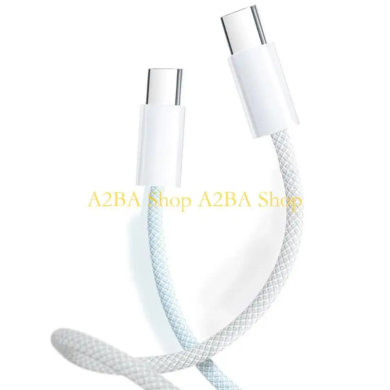 

A2BA Universal Double Type-C Data Cable Fast Charging & 480Mbps High Speed Data Transfer Cord Wire for Phone 15 Series