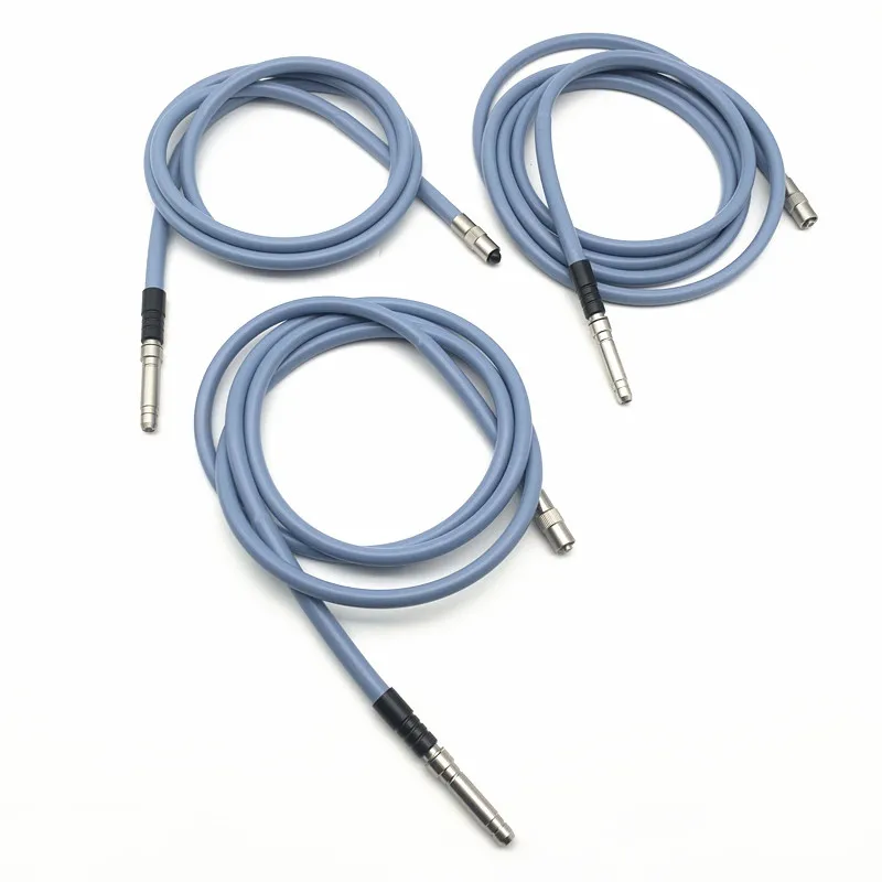 1.8m-3m Endoscope Fiber optical fiber Silicone Cable Light Source Microscope Guide interface fiber