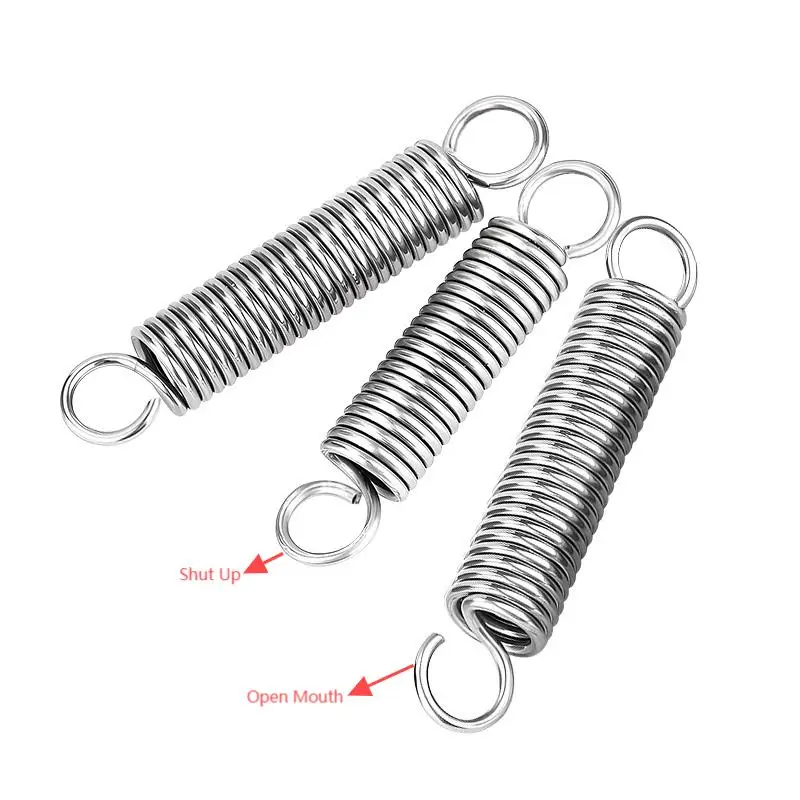 304 Stainless Steel tension Springs,Closed Stretch Spring,Wire Dia1.2mm,Outer Dia10/12mm,Length30/35/40/45/50/60/70/80/90/100mm