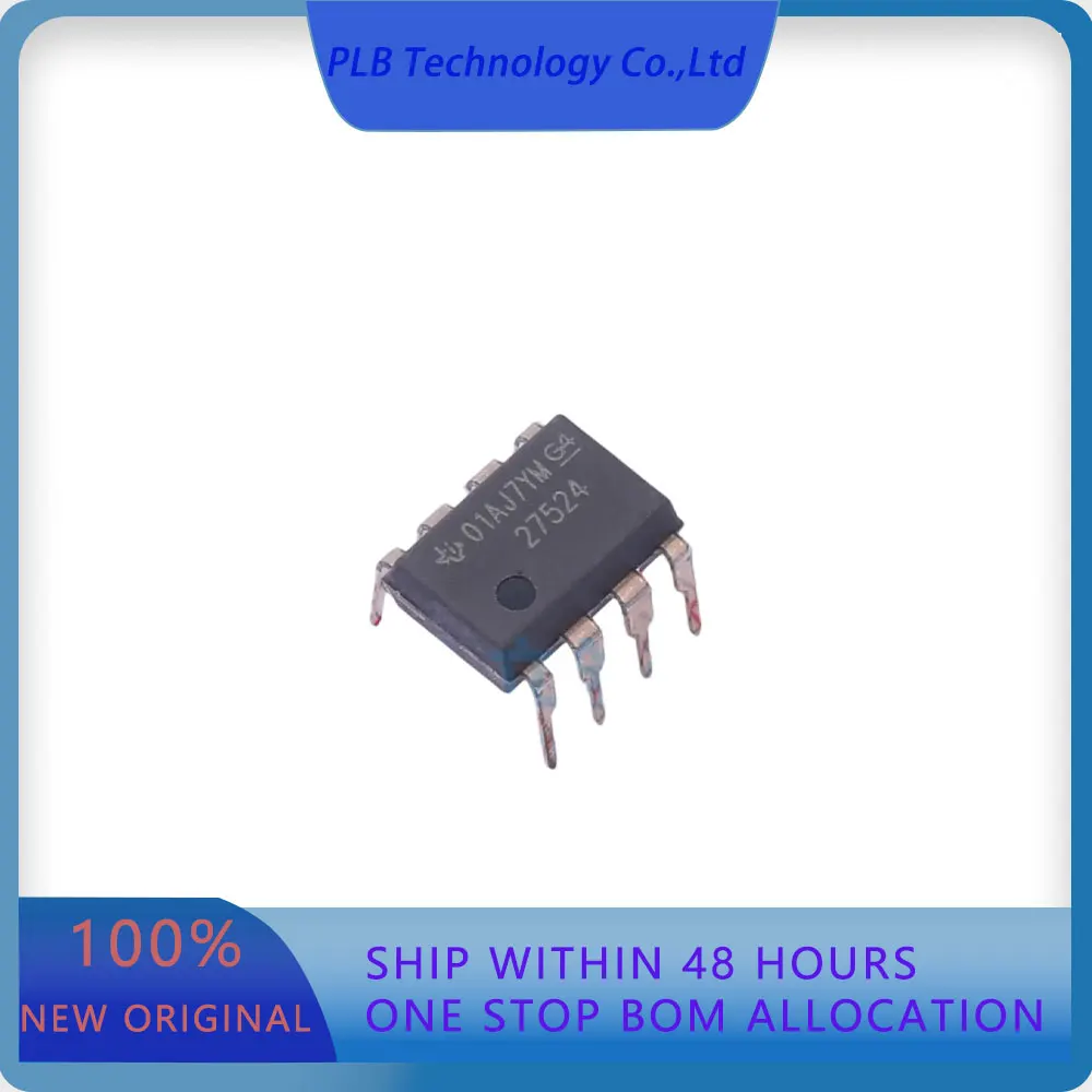 10PCS UCC27524P UCC27524 Low Side 2 5A 7ns 6ns 4.5V~18V 5A PDIP-8 Gate Drivers  Original Stock