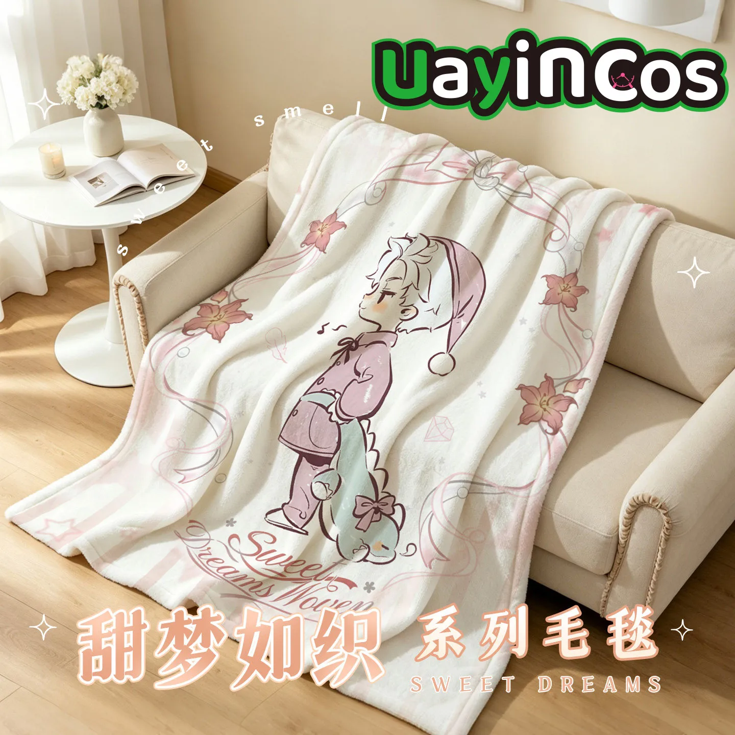 In Stock Blanket Love and Deepspace Rafayel Caleb Sylus  Zayne Xavier Cartoon Plush Throw Blanket Cover Home Decor  Anime Game