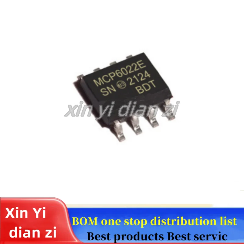 10pcs/lot MCP6022E  MCP6022 Amplifier SOP-8 ic chips in stock