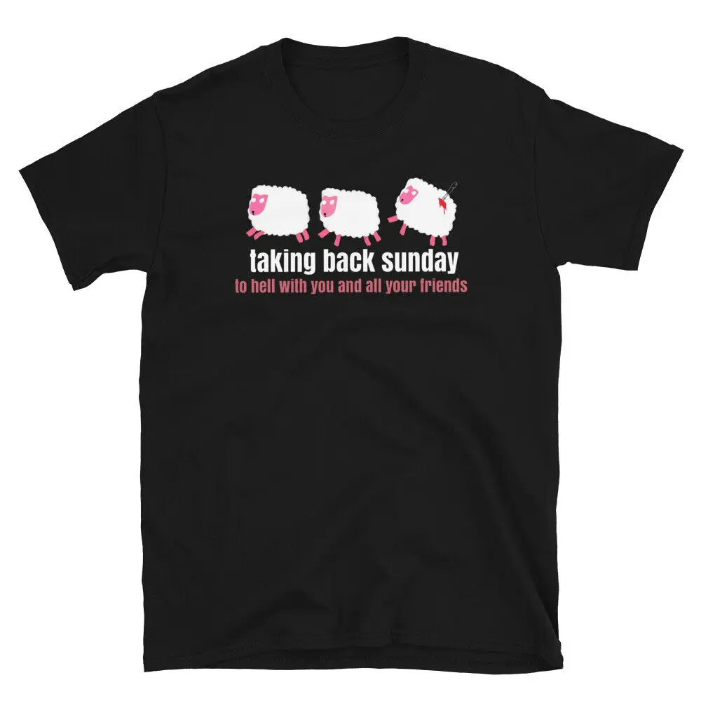 TAKING BACK SUNDAY 3 Sheep To Hell With You Emo Band T-Shirt