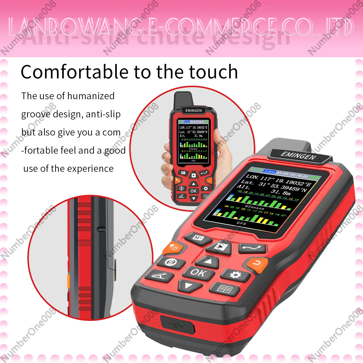 ZL180 Handheld GPS Land Area Measuring Meter Surveying Equipment GNSS Tester