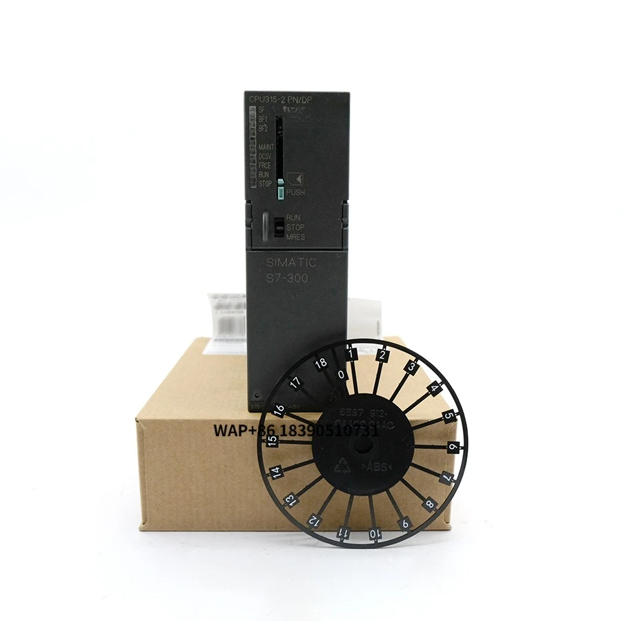Original S7-300 Central Processor Module 6ES7315-2EH14-0AB0 PLC and PAC dedicated controller
