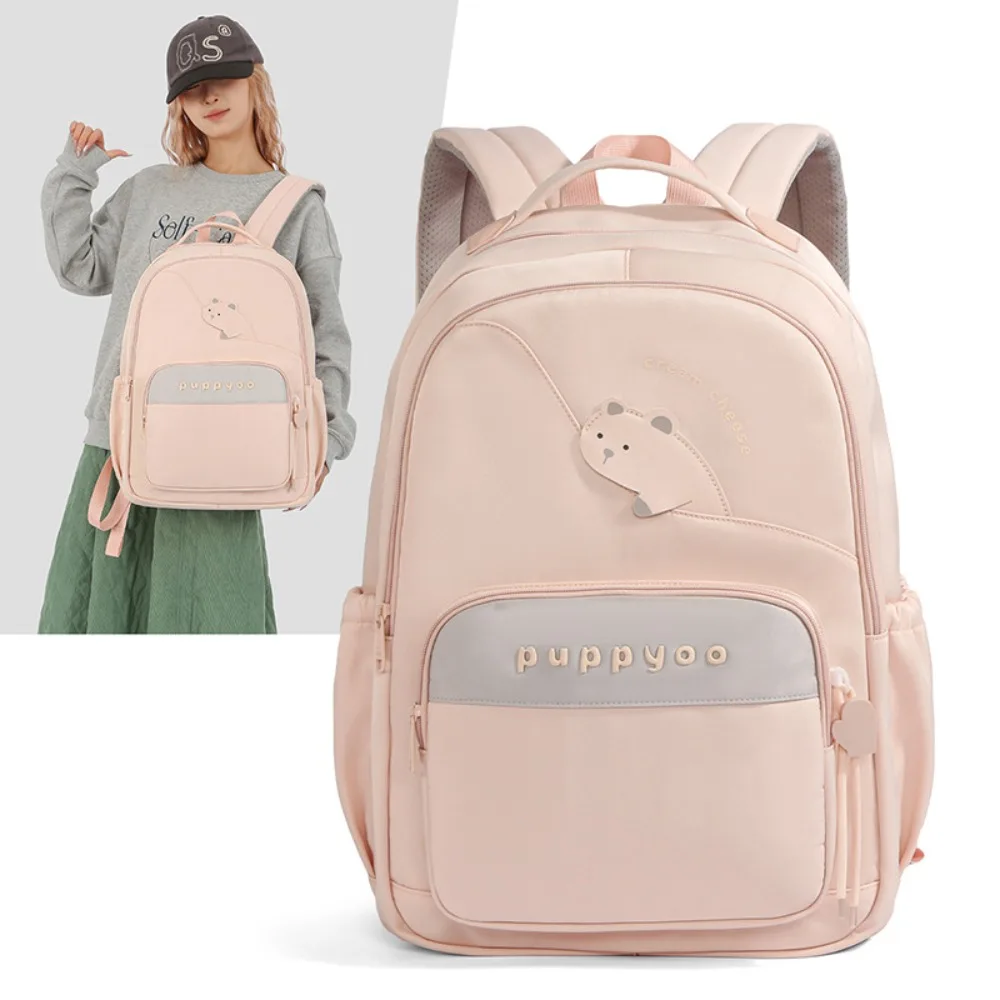 

Backpack Original Classic Solid Minimalist Style Women's Simple Large-capacity College New Junior High School Multi-function