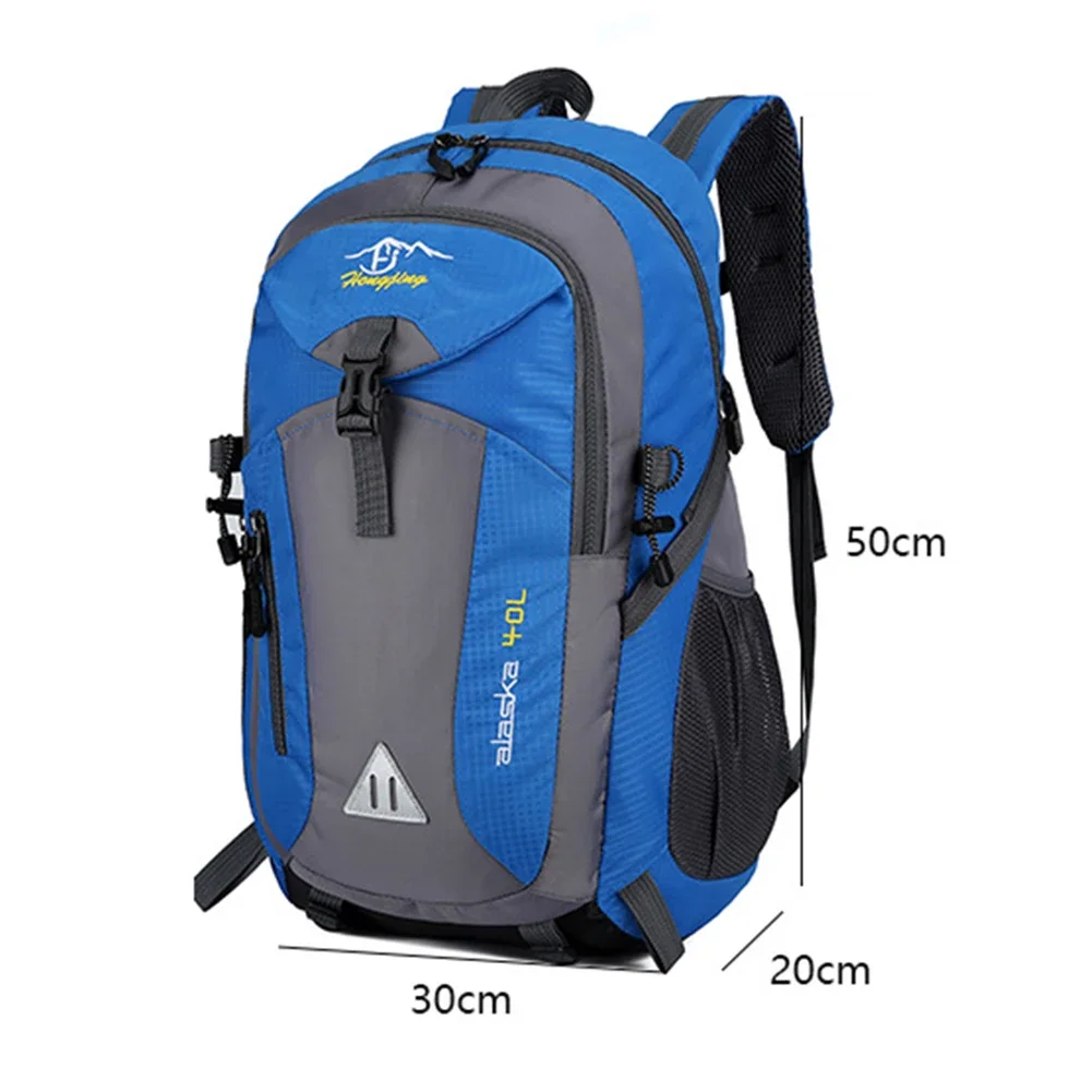 40L Nylon Waterproof Travel Backpacks Camping Hiking Backpack Trekking Bag Outdoor Sport School Bag Men Backpack Women Rucksack