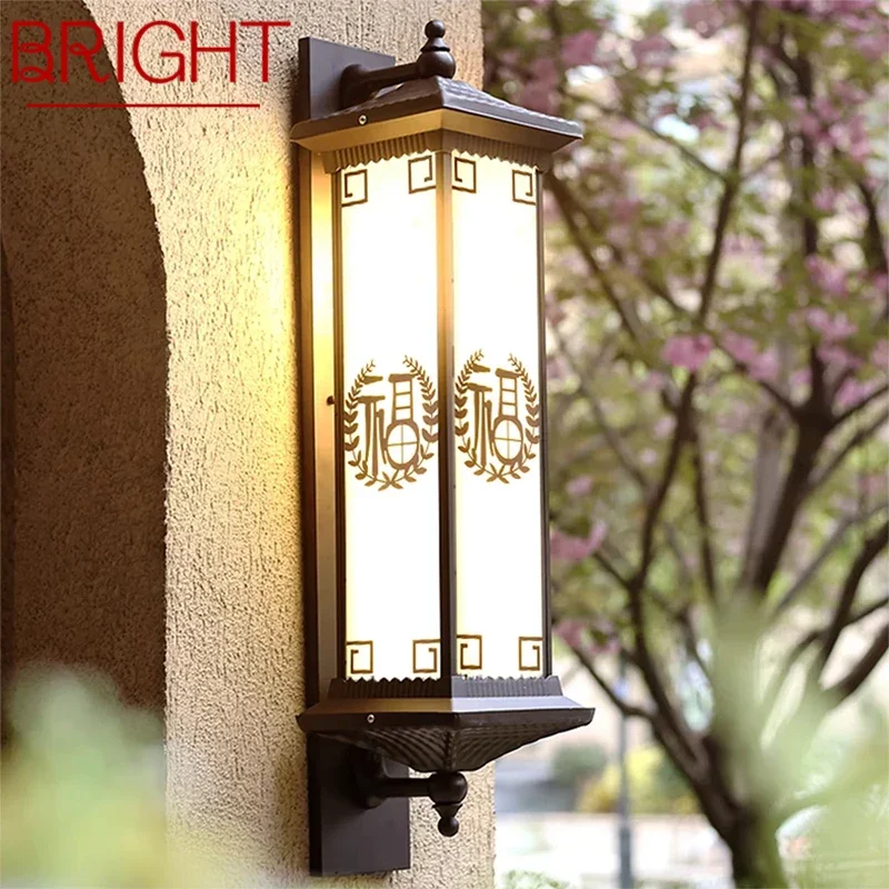 

BRIGHT Contemporary LED Outdoor Wall Lamps Electric Simplicity Waterproof Balcony Hallway Courtyard Villa Gate Hotel