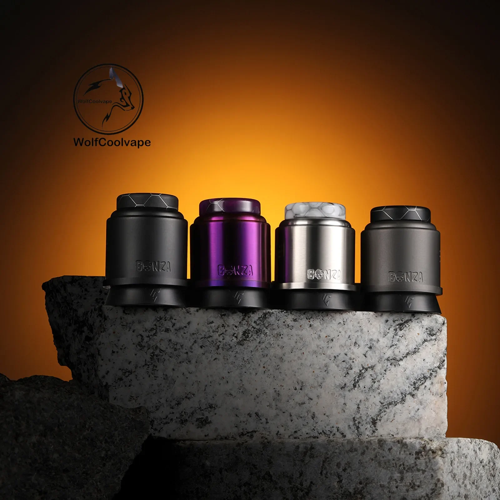 Thunder Cloud Bonza Pro RDA Rebuildable Dripping Atomizer - Authentic, Single/Dual Coil, BF Pin, 25mm Diameter