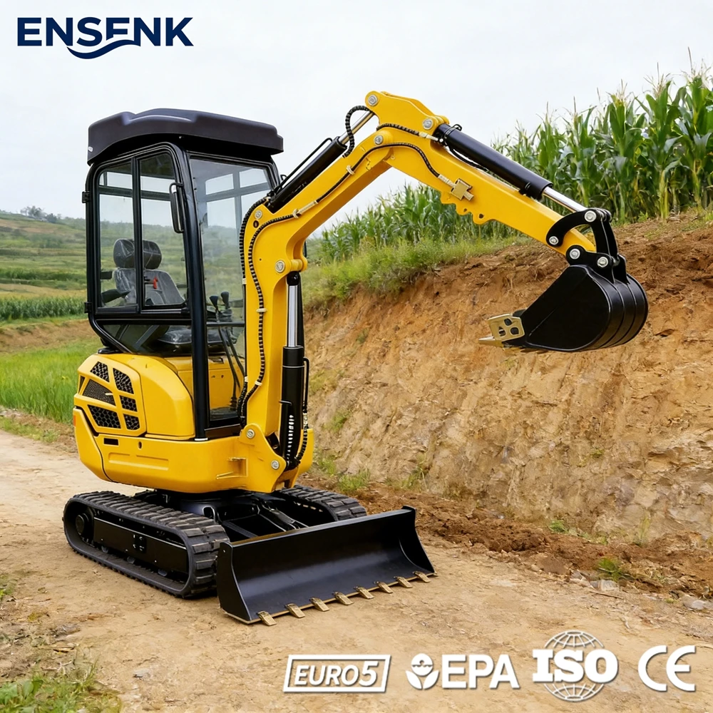 

Mini Excavator 2.5Ton Construction Dieselmotor Retroexcavadoras Excavadoras Diesel Farm Garden