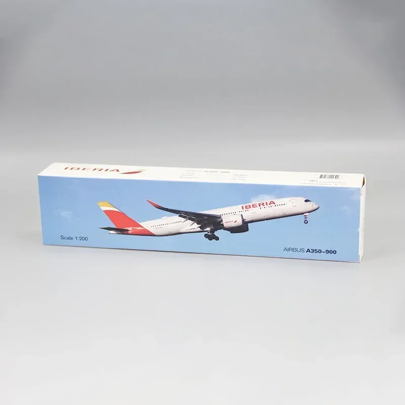 1/200 Scale A350 IBERIA Emirates British Lufthansa France KLM Aircraft  ABS Assembly Aircraft  Model Toy For Collection