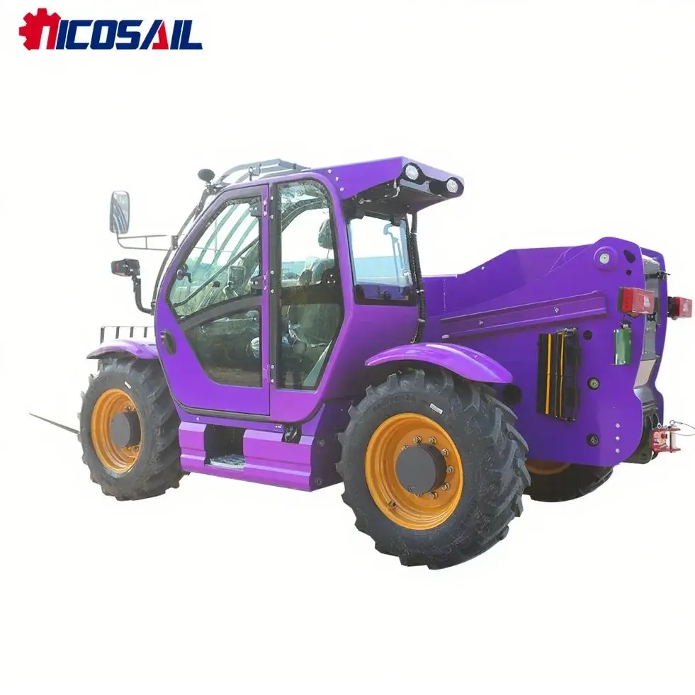 

New remote-controlled forklift telescopic loader diesel 2.5-ton 3-ton 4-ton telescopic forklift telescopic loader with lifting h