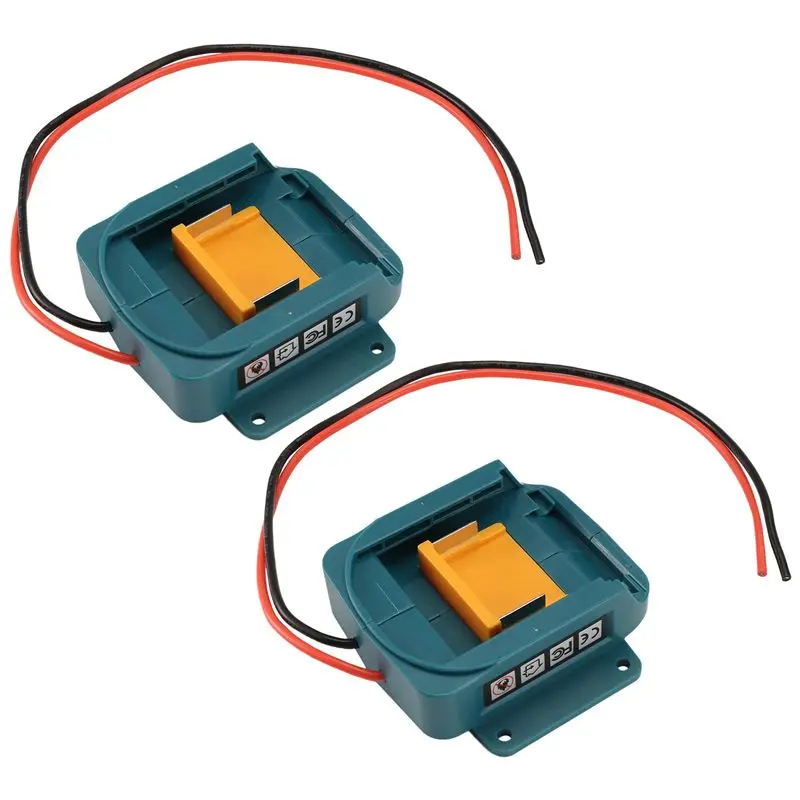 AEE8-2Pcs Battery Adapter Converter Battery Converter Adapter For 18V Li- Battery With 14 Awg Wires