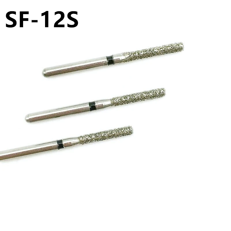 10pcs 다이아몬드 Burs 드릴 슈퍼 거친 FG 1.6mm 연마 스무딩 화이트닝 도구 치과 클리닉 핸드 피스 SF-12S