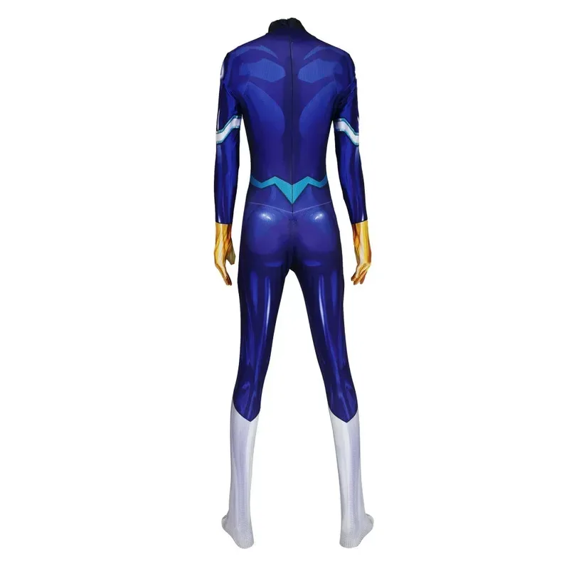 Nejire Hado Cosplay BNHA Costume da ragazza Costume da supereroe femminile Halloween Adulti Bambini Zentai Body