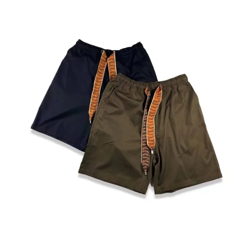 

21SS KAPITAL Hirata Kazuhiro Two Tone Tiger Pattern Weaving Cotton Breathable Men's and Women's Loose Casual Shorts