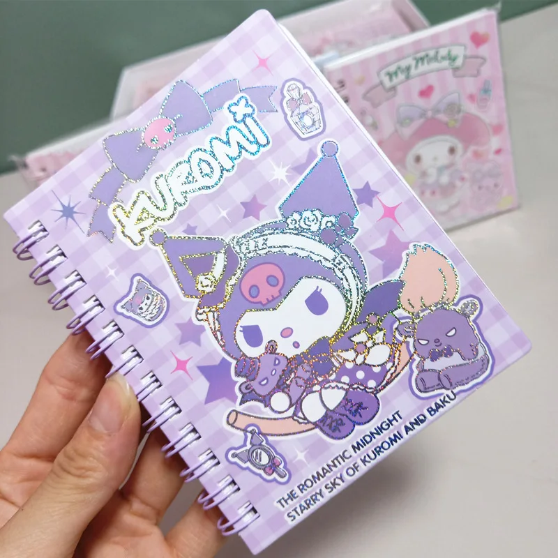 Imagem -05 - Notebook Sanrio com Hello Kitty Kuromi Melody para Estudante Weekly Planner Agenda Notepad Papelaria Escritório Material Escolar 10 Pcs 20 Pcs