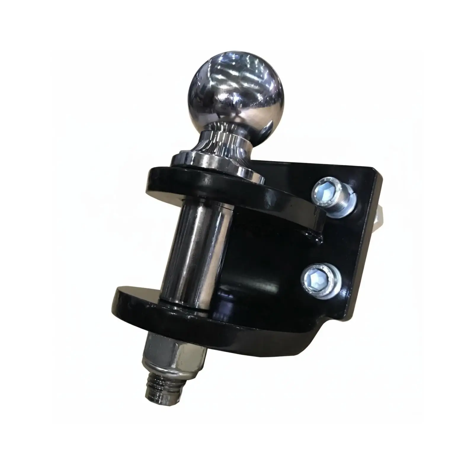 Iron Trailer Hitch with Chrome Ball for Vehicle Towing Equipment Secure Mounting Bracket for Trailer Coupler System