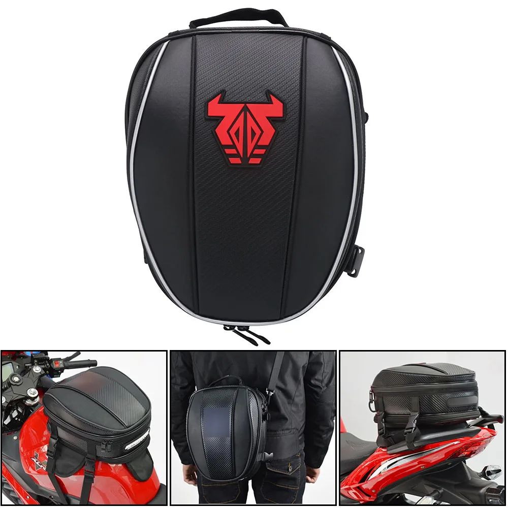 

Мотоциклетная сумка на заднее сиденье 12л/18л, универсальная водонепроницаемая сумка для багажа, для Honda, KTM, Kawasaki, Yamaha, для инструментов, путешествий, хранения, для электровелосипедов