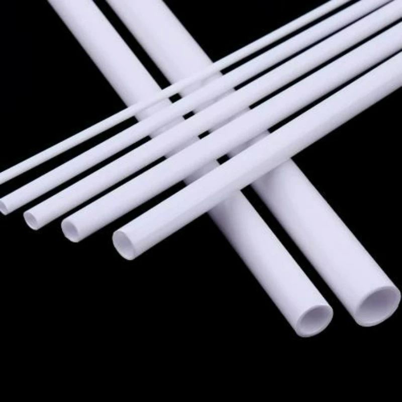 5-50pcs OD 2~12mm ABS Hollow Circular Tube Building Model Material Sand Table Plastic Tube Model Column Landscape Outdoor Layout
