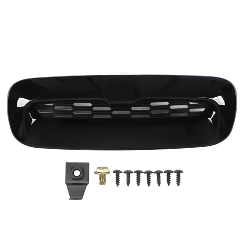 Imagen 2 del producto Embellecedor de ventilación del capó del motor delantero, cubierta de salida de aire negra brillante de repuesto para Cooper S R56 R55 R57 R58 R59, 2 uds.