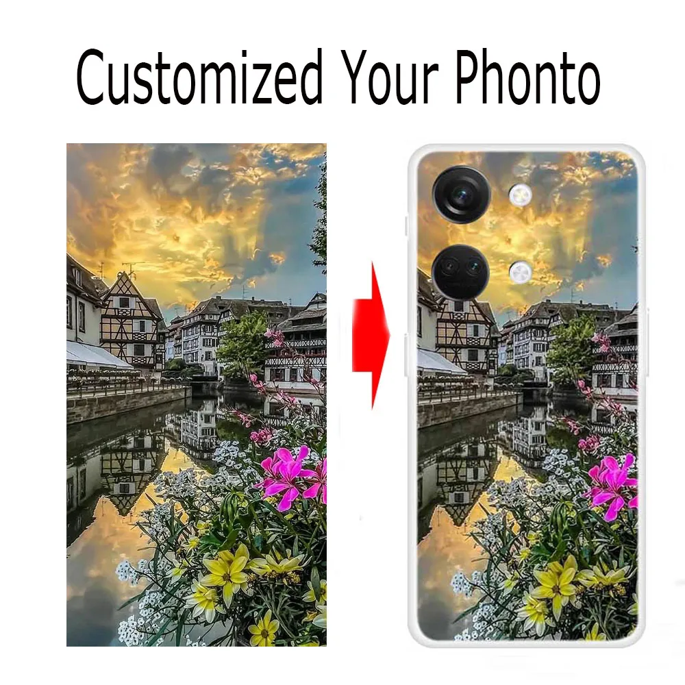 Personal Photo Custom Cover for OnePlus Nord 3 4 2 2T 5G Clear Case DIY Picture Design One Plus 9 Pro Nord CE2 Lite Phone Cases