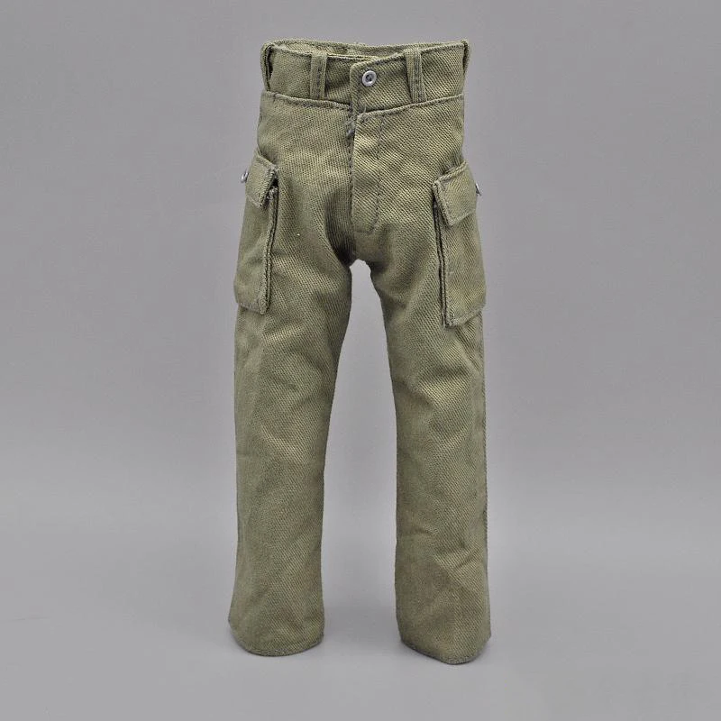 DML 1/6 WWII Military Series Green Causal Pant pants Fit 12 "Action Figure accessori