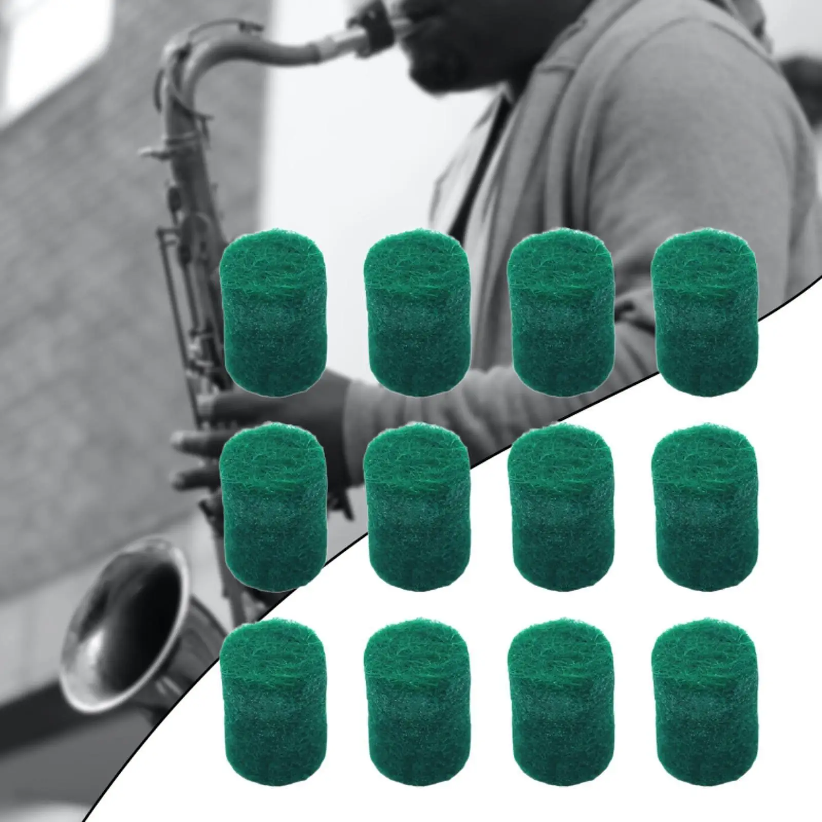 Saxophone Repair Accessories Premium Felt Key Positioning Pads for Alto Treble Tenor Instrument Adjustment