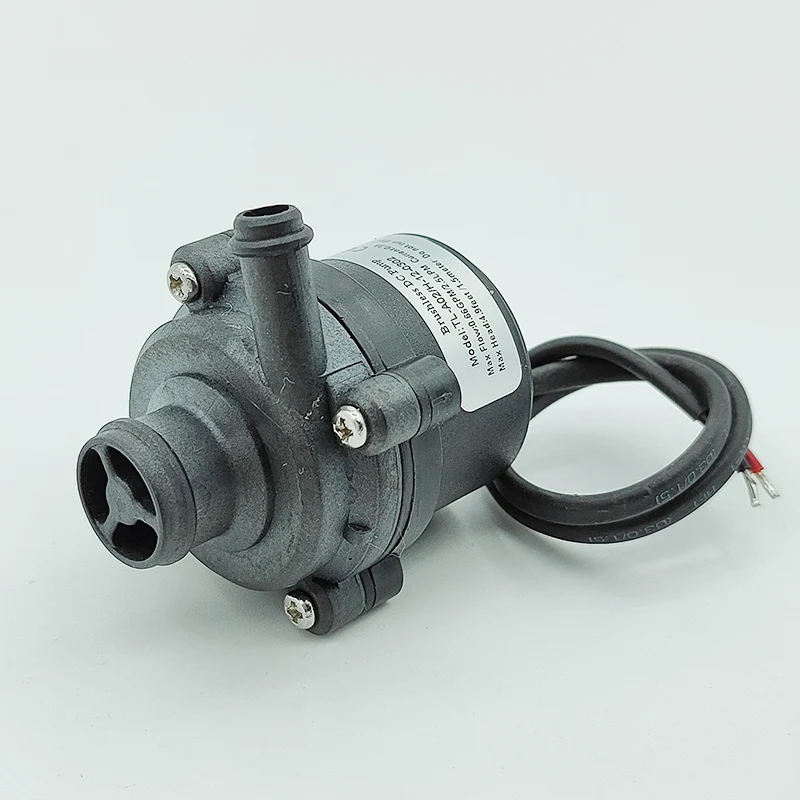 

DC12V Micro Brushless Water Pump Submersible Impeller Centrifugal Circulation Pump 5.6W 2.5LPM Strong Pumping Water Head 1.5m