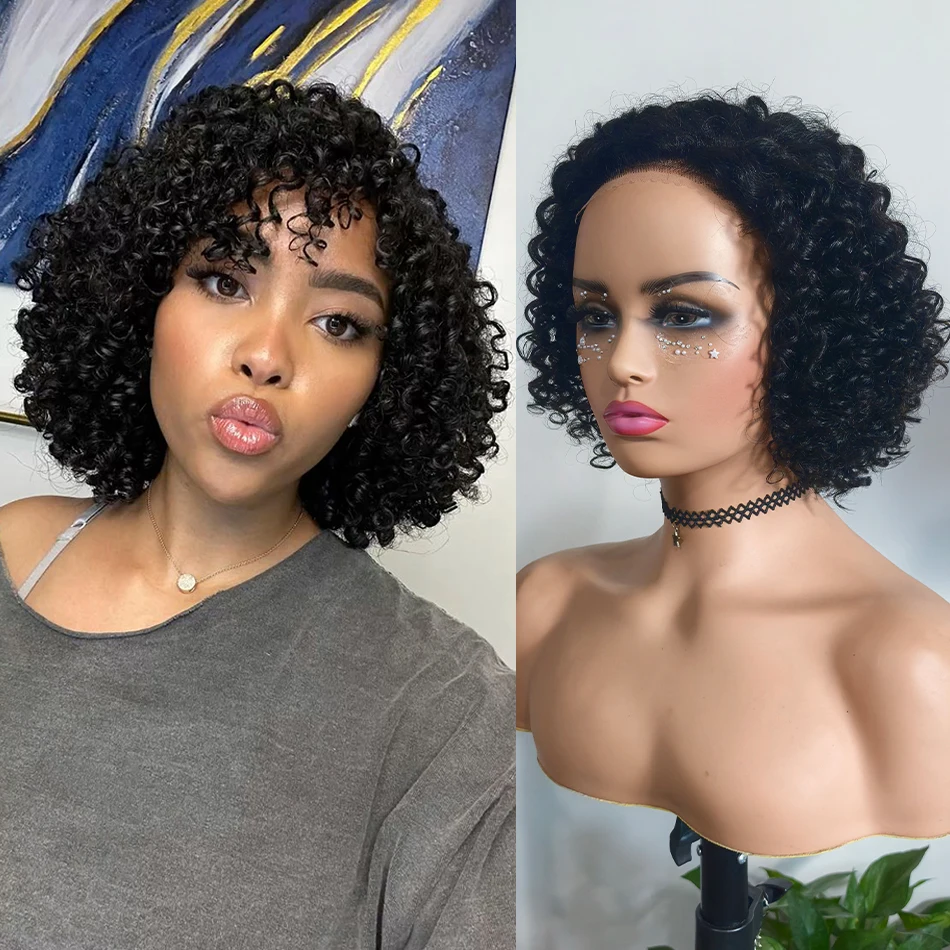 100% Human Hair Brazilian Water Wave 5X5 HD Lace Closure Wigs 200% Density Glueless 8