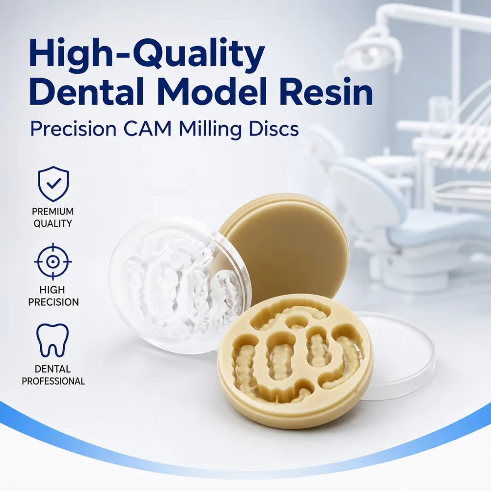 High Precision Dental PMMA CAM Milling Discs Dental Model Resin Blanks