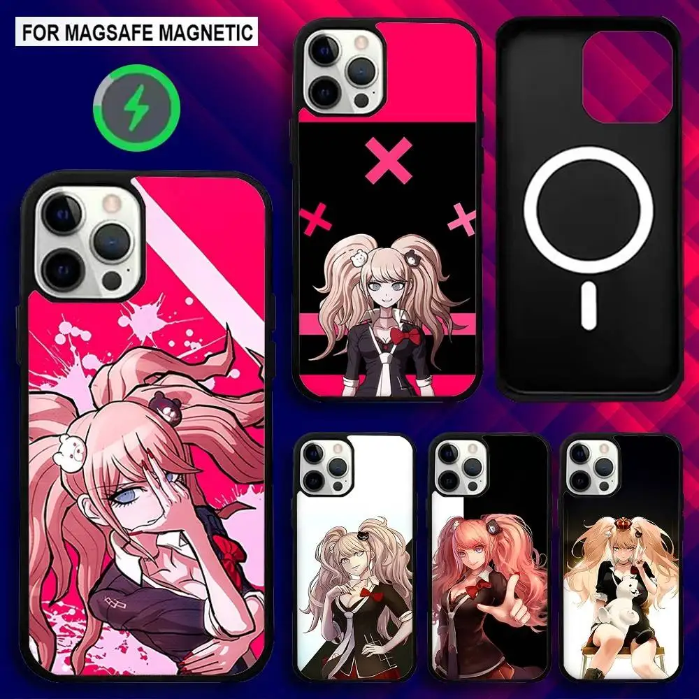 

J-Junko E-Enoshima Anime Phone Case For iPhone 17,16,15,14,13,12,11,Pro,Max,Plus,Mini,SE4,E Magnetic Magsafe Wireless Charging