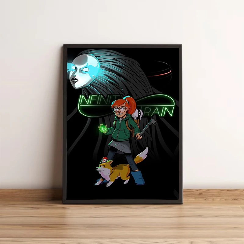 Posters for Wall Decoration for Home Infinity Train Cartoon Anime Aesthetic Room Decoration Painting on Canvas Decor Poster Art