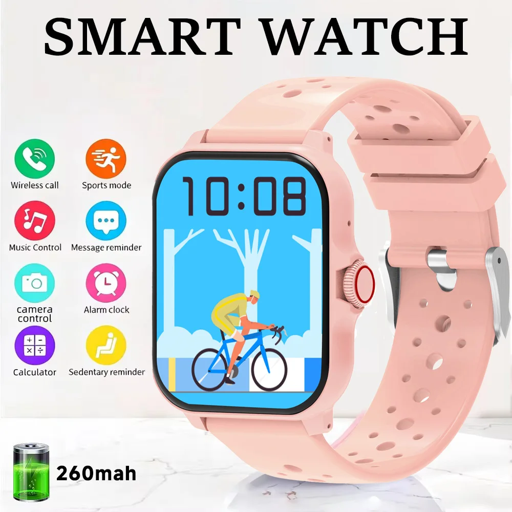 

Waterproof Smart Watch with Message Answer Call Sleep Monitoring Sports Pedometer Information Alerts For iPhone Android HW12
