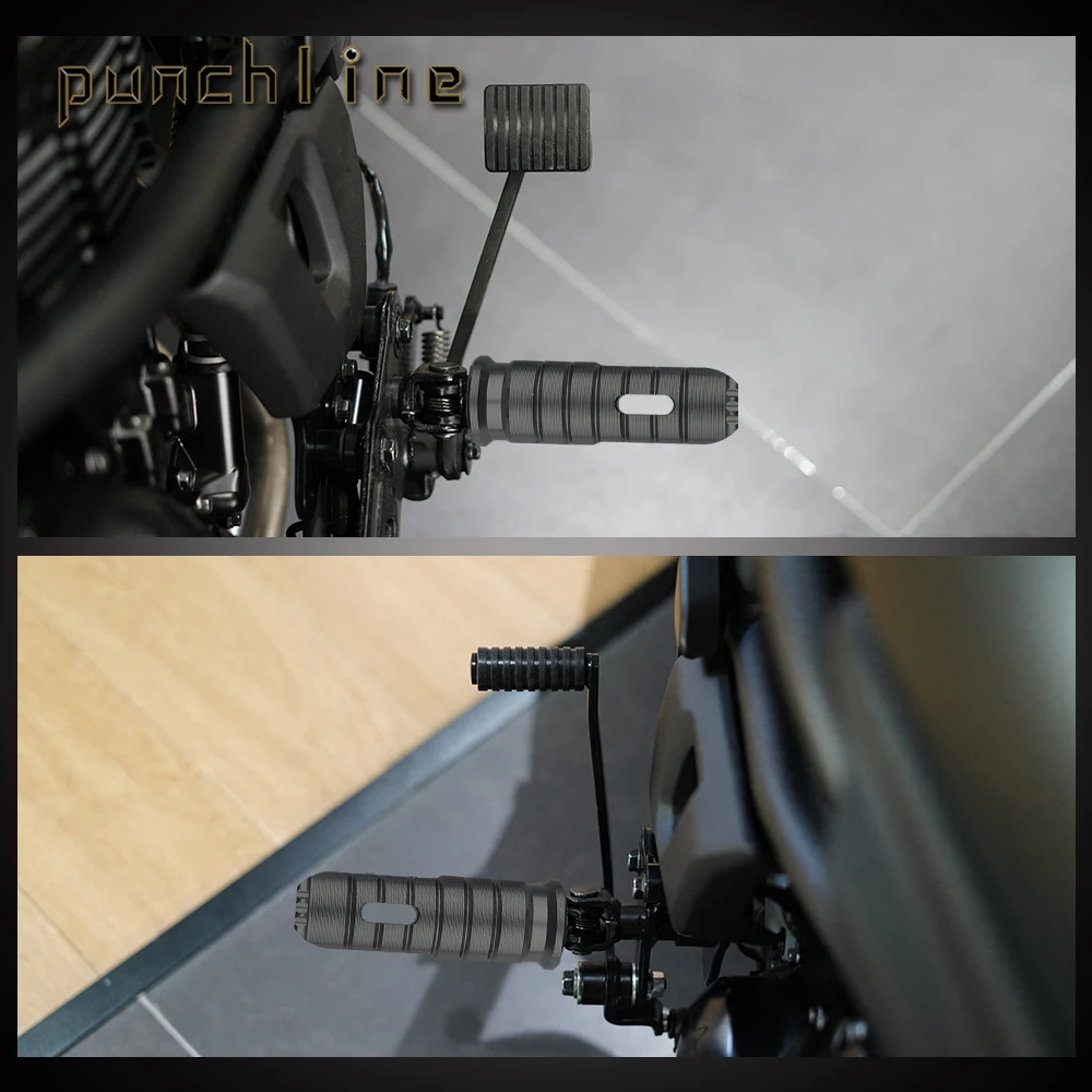 

Fit For Vulcan S 650 2016-2025 Vulcan S 650 Cafe 2018-2025 Motorcycle Foot Pegs Front PedalsFootrest Accessories